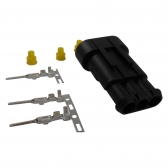 Conector Elétrico 3 Vias ETE8735 Retrovisor VW - Cód.7441