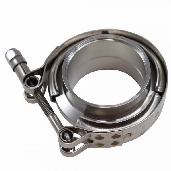 Kit Abraçadeira V-Band com Flanges Inox 2
