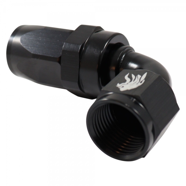 Conexão 8AN / AN8 Curva 90° Aeroquip All Black - Cód.7165