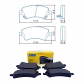 Pastilha de Freio Dianteiro Jurid HQJ2174A Corolla -Cód.2811