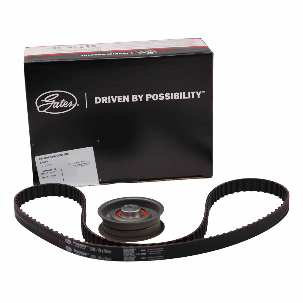Kit Correia Dentada Gates KS106 Golf, Passat 2.0 - Cód.12727
