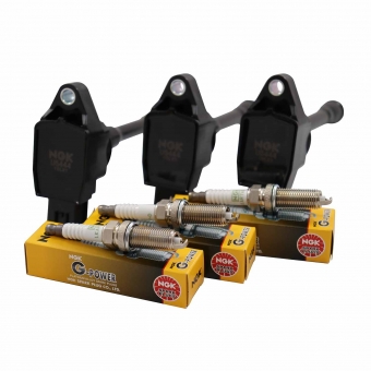 Kit Completo de Ignição NGK G-Power Kwid 1.0 12V - Cód.8705
