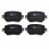 Pastilha Tras. Frasle PD1543 Audi Q3, VW Golf - Cód.14376