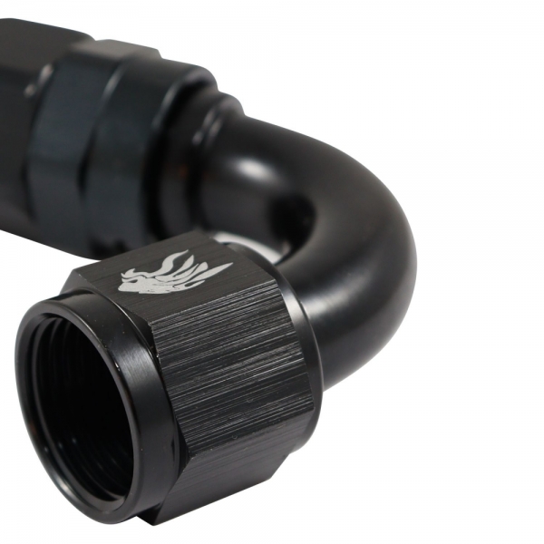 Conexão 10AN / AN10 Curva 120° Aeroquip All Black - Cód.7155