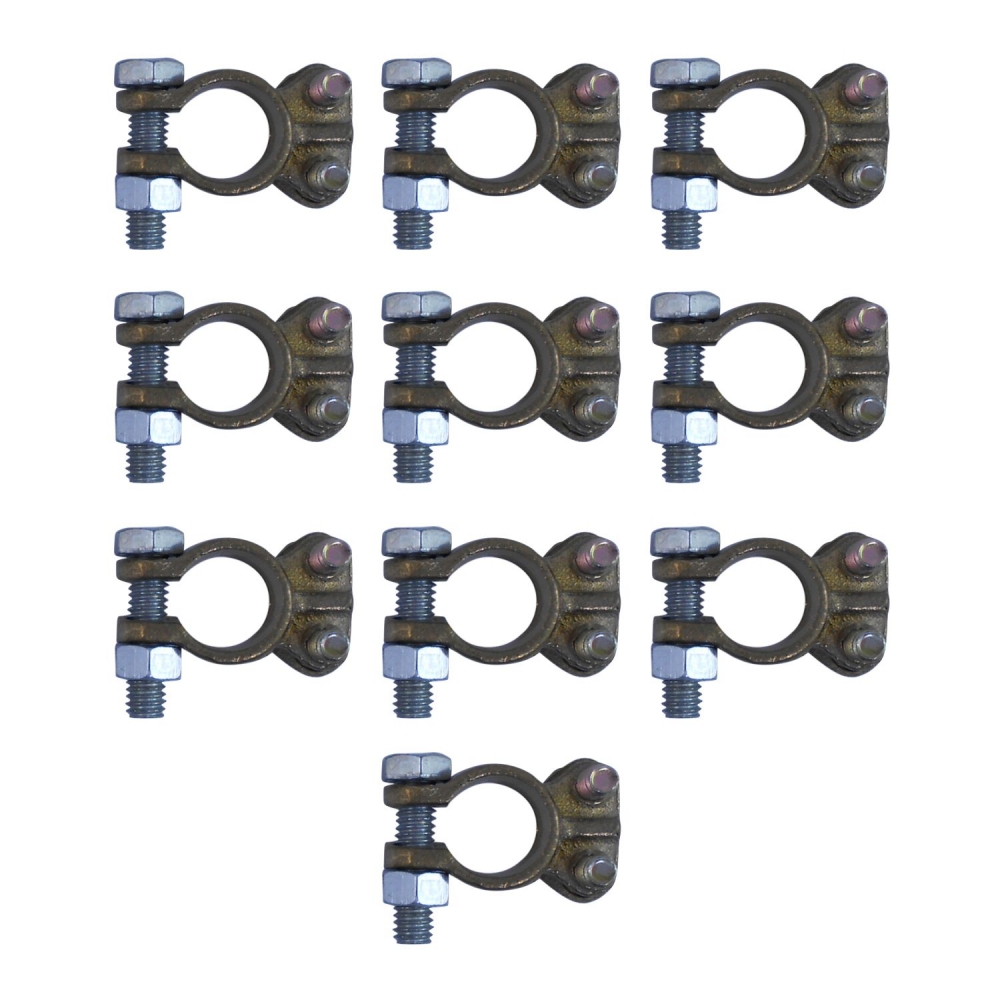Kit 10 Terminais Sapinho Polo Posit. Bateria ETE9739-Cód6026