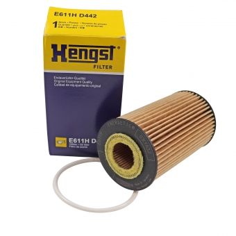 Filtro de Óleo Hengst E611H D442 Cruze, Sonic - Cód.9729
