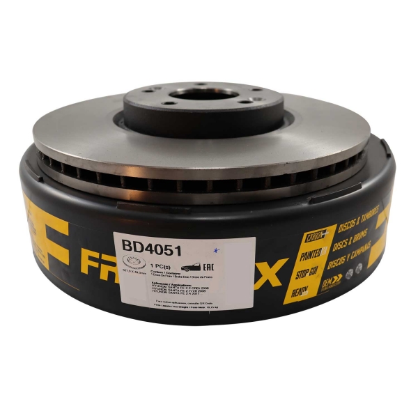 Kit Disco Freio BD4051 Diant. Santa Fé, Sorento - Cód.4408