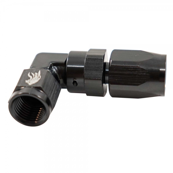 Conexão Curta 6AN/AN6 90° para Aeroquip All Black - Cód.7797