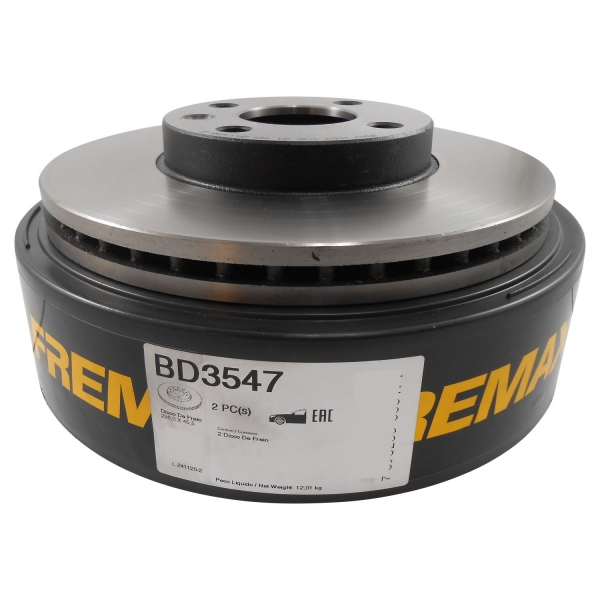 Kit Disco de Freio BD3547 Diant. GM Sonic 1.6 - Cód.3844