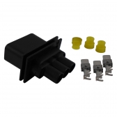 Conector 3 Vias ETE8711 Eletroventilador VW Fox - Cód.7244