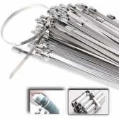 Kit 10 Abraçadeiras Zip Tie Inox 400mm - Cód.6885