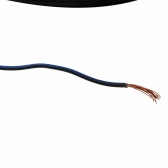 100m Cabo Flex. Automotivo 0.50mm Preto e Azul - Cód.12543