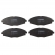 Pastilha de Freio Diant. Cobreq N1464 Chery QQ - Cód.13136