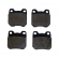 Pastilha de Freio Traseira Jurid HQJ2040 GM Astra - Cód.3260