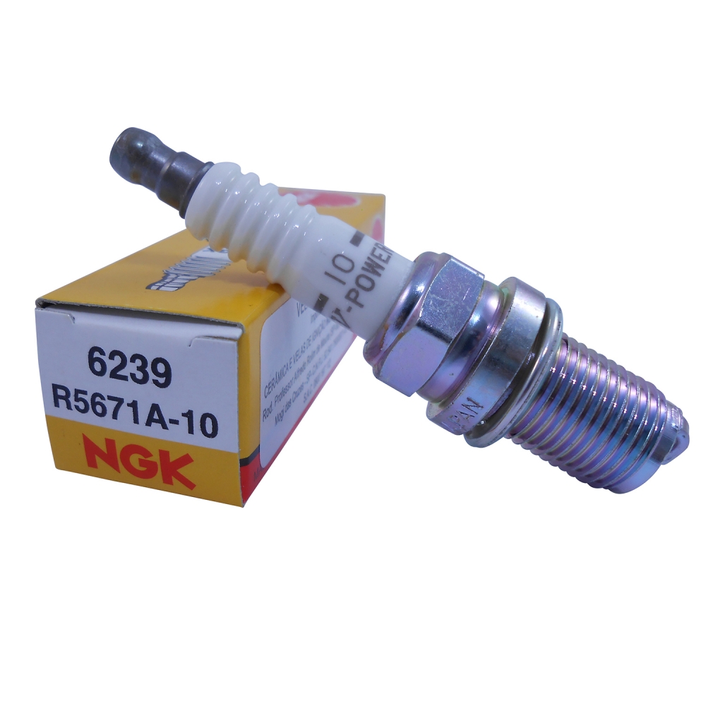 Vela de Ignição NGK V-Power R5671A-10 (Turbo) - Cód.919