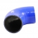 Curva de Silicone Azul 90º de 3\\\