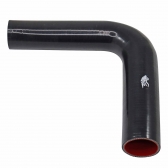 Curva Silicone Preto 90° Pressurização 2 1/4\\\
