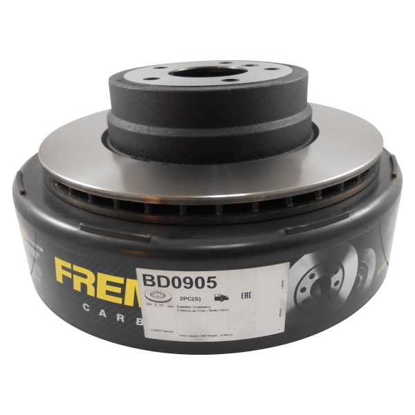 Kit Disco de Freio BD0905 Tras. BMW 135i (09...) - Cód.3582