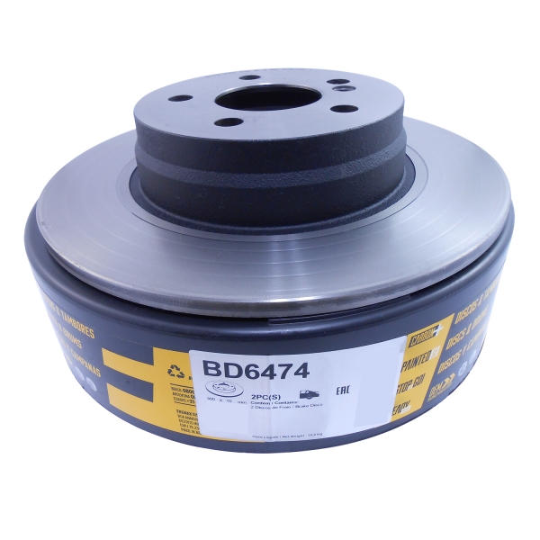 Kit Disco de Freio BD6474 Tras. Mercedes C180 - Cód.4741