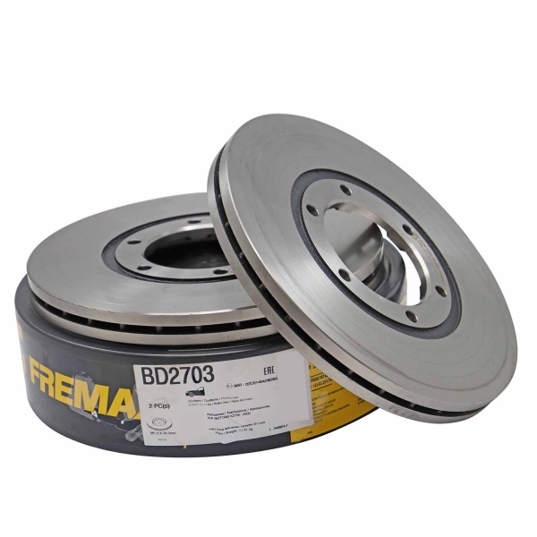 Kit Disco de Freio BD2703 Diant. Bongo K2700 - Cód.12035