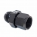 Adaptador 12AN x 12AN com Saída 1/8NPT All Black  - Cód.9462