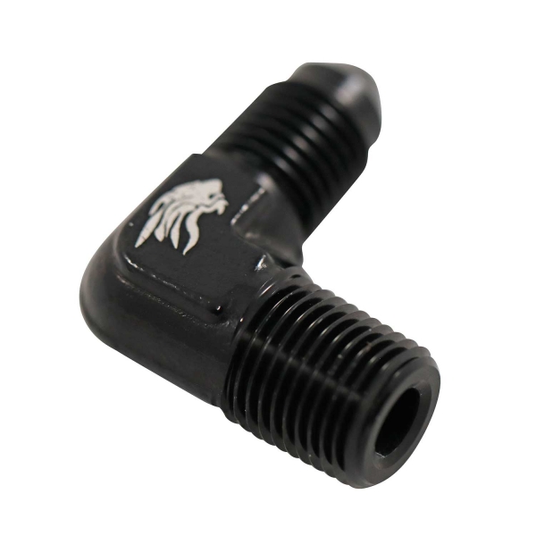 Niple Aeroquip 90 Graus Preto 1/8NPT x 3AN - Cód.8342