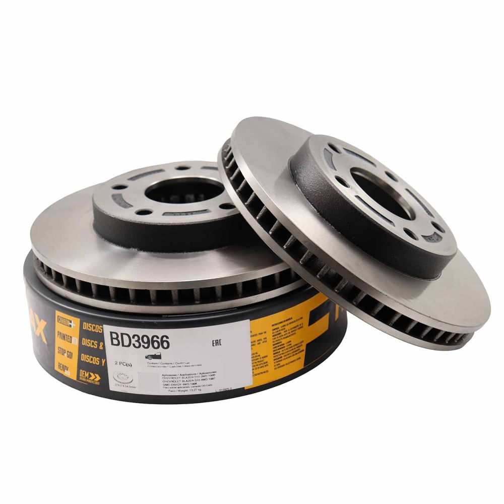 Kit Disco de Freio BD3966 Diant. GM S10 2.8 - Cód.12694