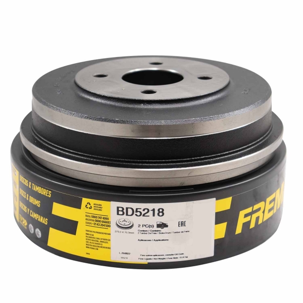 Kit Tambor de Freio BD5218 Tras. Ford Ecosport  - Cód.9134