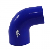 Curva 90º Pressurização de Silicone Azul 2 1/2\\\
