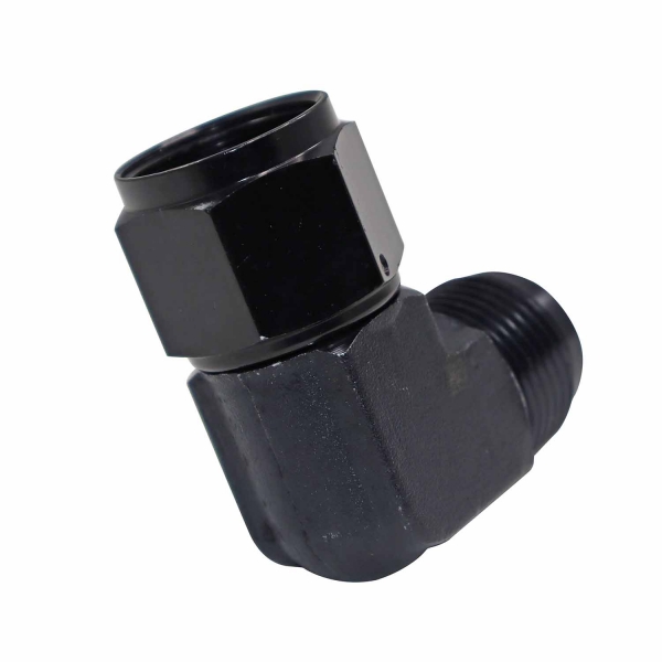 Conexão Curta 90° Femea 12ANx12AN Macho All Black - Cód.9418