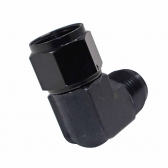 Conexão Curta 90° Femea 12ANx12AN Macho All Black - Cód.9418