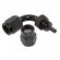 Conexão 3AN / AN3 Curva 90º para mangueira PTFE All Black - Cód.8338