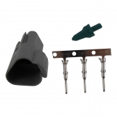 Conector Elétrico Macho 3 Vias Deutsch DT04-3P - Cód.7253