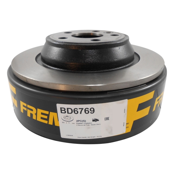 Kit Disco de Freio BD6769 Tras. Ford Fusion - Cód.3660