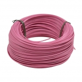 100m Cabo Flex. Automotivo 1.00mm Rosa - Cód.9589