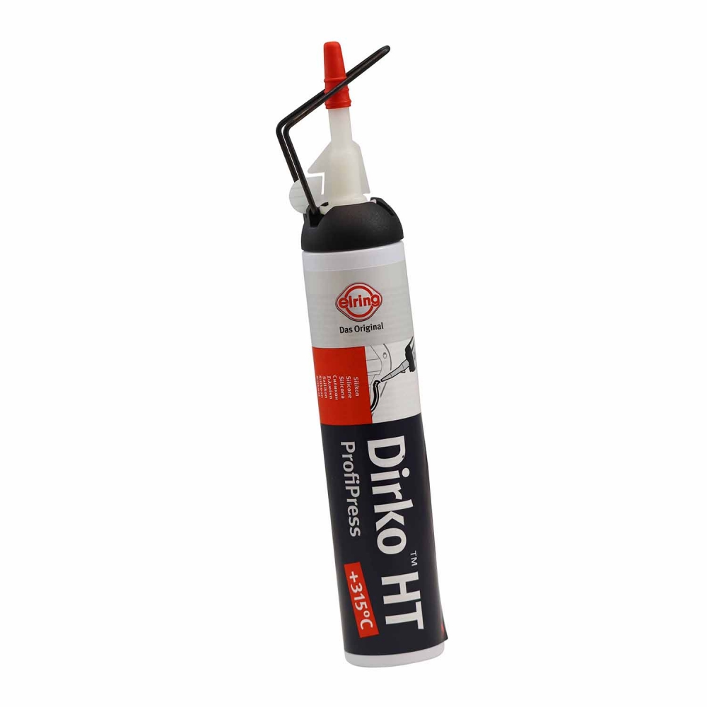 Silicone Dirko ProfiPress HT Preto Elring 200ml - Cód.9235