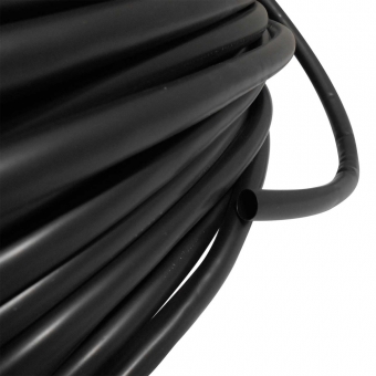 Espaguete Liso Leiplast 10mm / 100m Preto - Cód.311