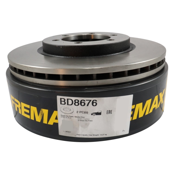 Kit Disco de Freio BD8676 Diant. Korando, Musso - Cód.7582