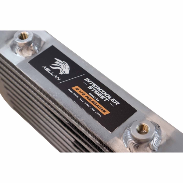 Intercooler Asllan Grey (Cinza) High Flow Street 2 1/2