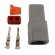 Conector Elétrico Macho 2 Vias Deutsch DT04-2P - Cód.6736