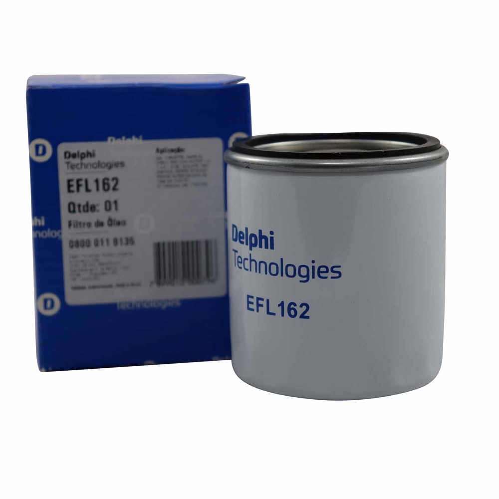 Filtro de Oleo Delphi EFL162 GM Chevette, Marajo - Cód.8720