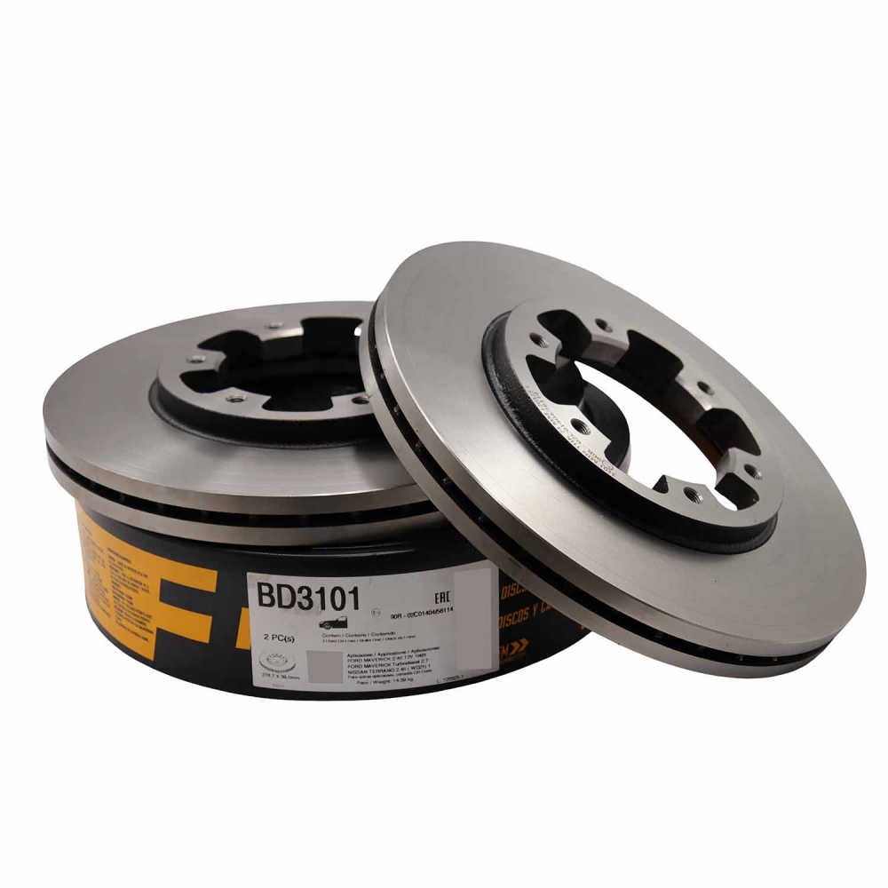 Kit Disco de Freio BD3101 Diant. Nissan Frontier - Cód.12670