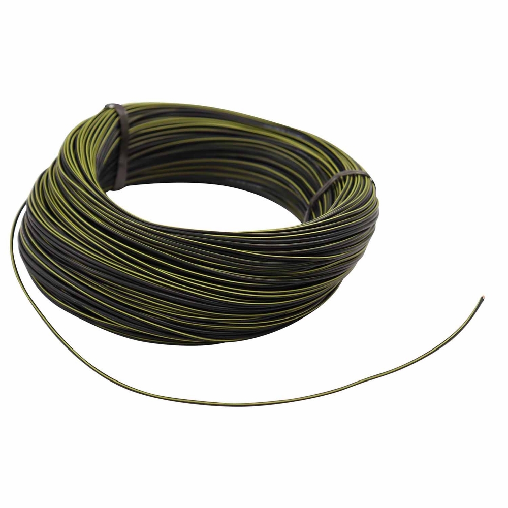 100m Cabo Flex. Automotivo 0.50mm Preto e Amarelo - Cód.9261