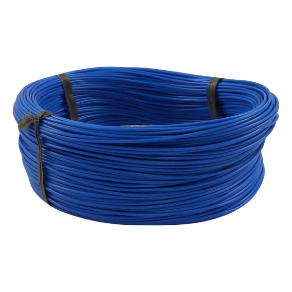 100m Cabo Flex Auto Estanhado 0.50mm Azul - Cód.6758