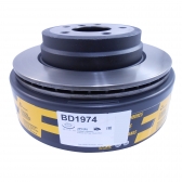 Kit Disco de Freio BD1974 Tras. BMW 130i, 325i, X1- Cód.4757