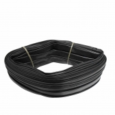 Espaguete Liso Leiplast 13mm / 50m Preto - Cód.1204