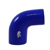 Curva Pressurização Silicone Azul 90º X 2 1/2\\\