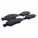 Pastilha Diant. Jurid HQJ2051 Ford Fiesta, Ka - Cód.3256