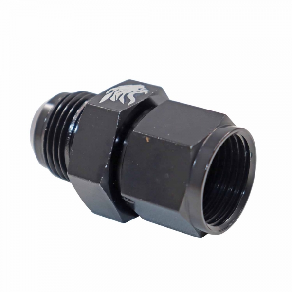 Adaptador 12AN x 12AN com Saída 1/8NPT All Black  - Cód.9462