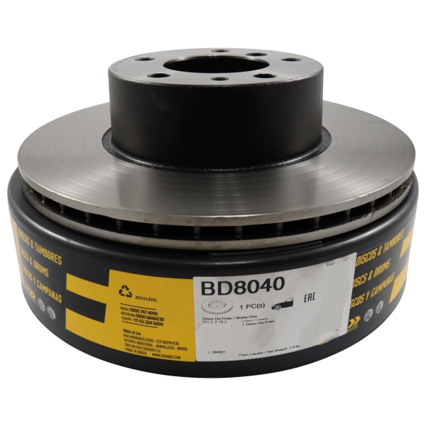 Kit Disco de Freio BD8040 Diant. BMW 525, 530, 535 -Cód.7710